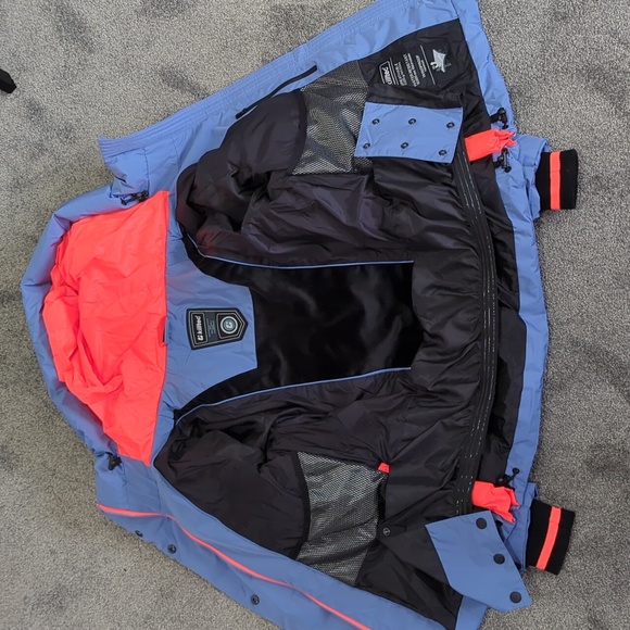 Killtec Houndstooth Logo Puffer Ski Jacket - Insulated size 6 purple - Picture 4 of 8